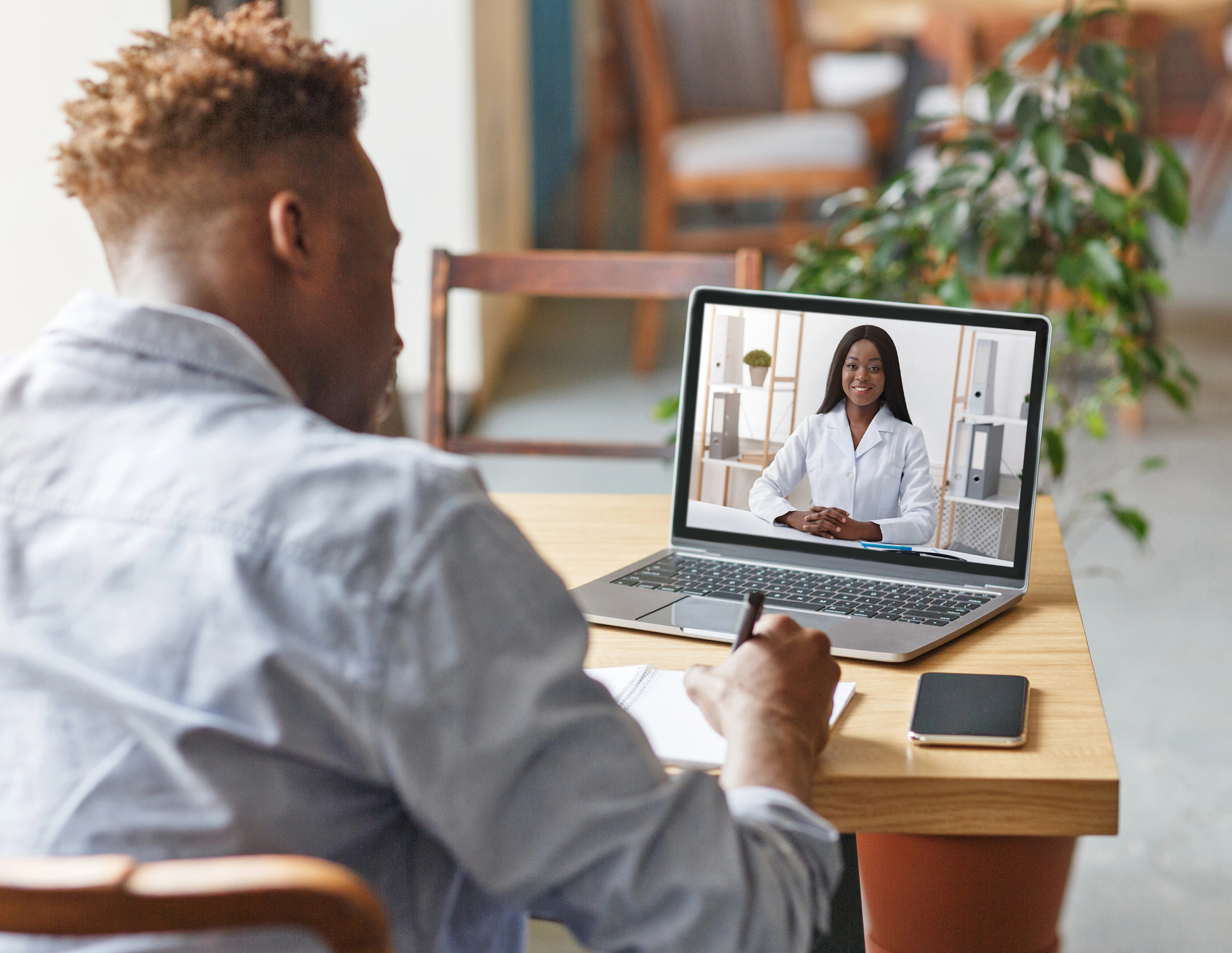 Telehealth doctor appointment